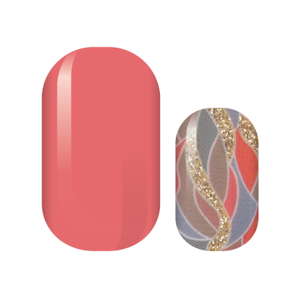 braided coral nail wraps braided coral nail wraps